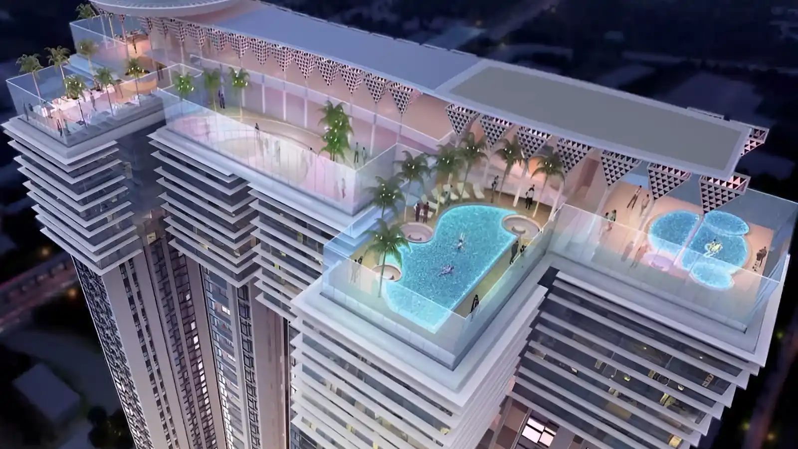 CNTC The Presidential Tower-Apartments-In-Rajajinagar-Bangalore-Aerial-View